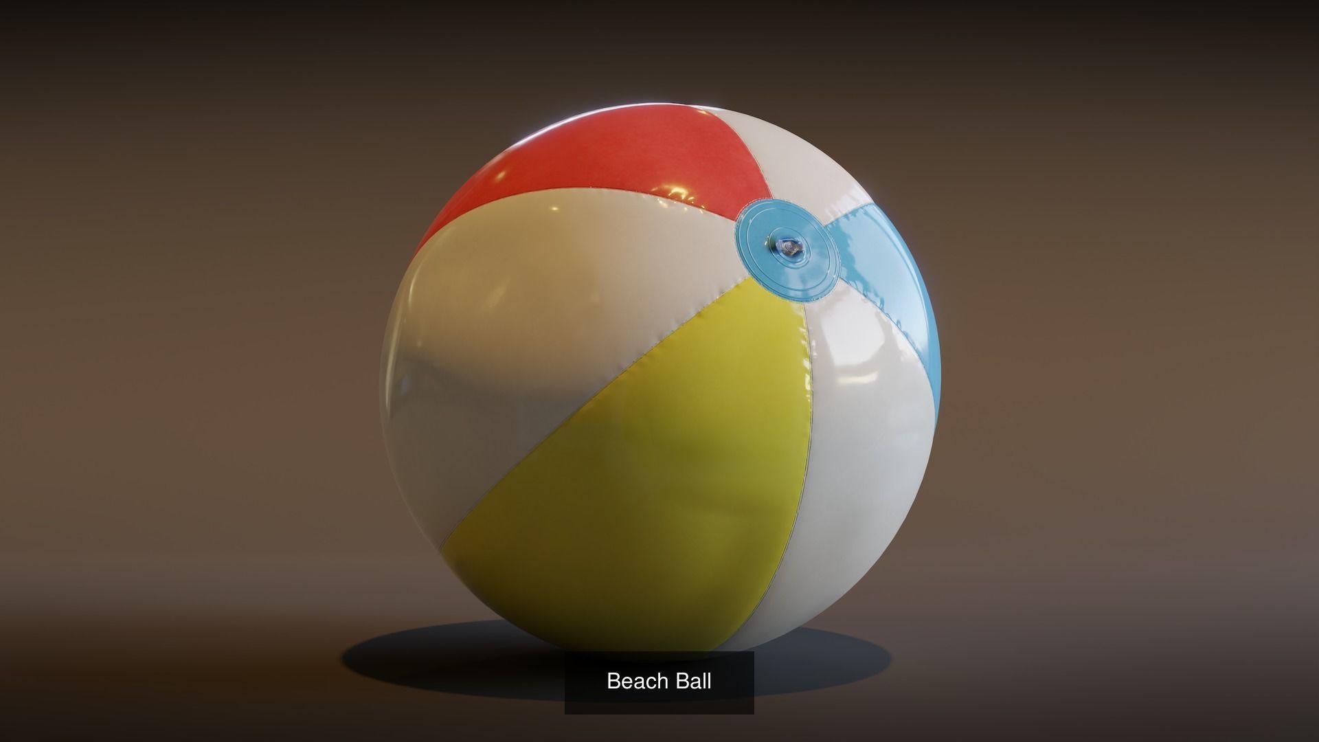 Swimming Rings and Beach Ball 3D Model Collection_8