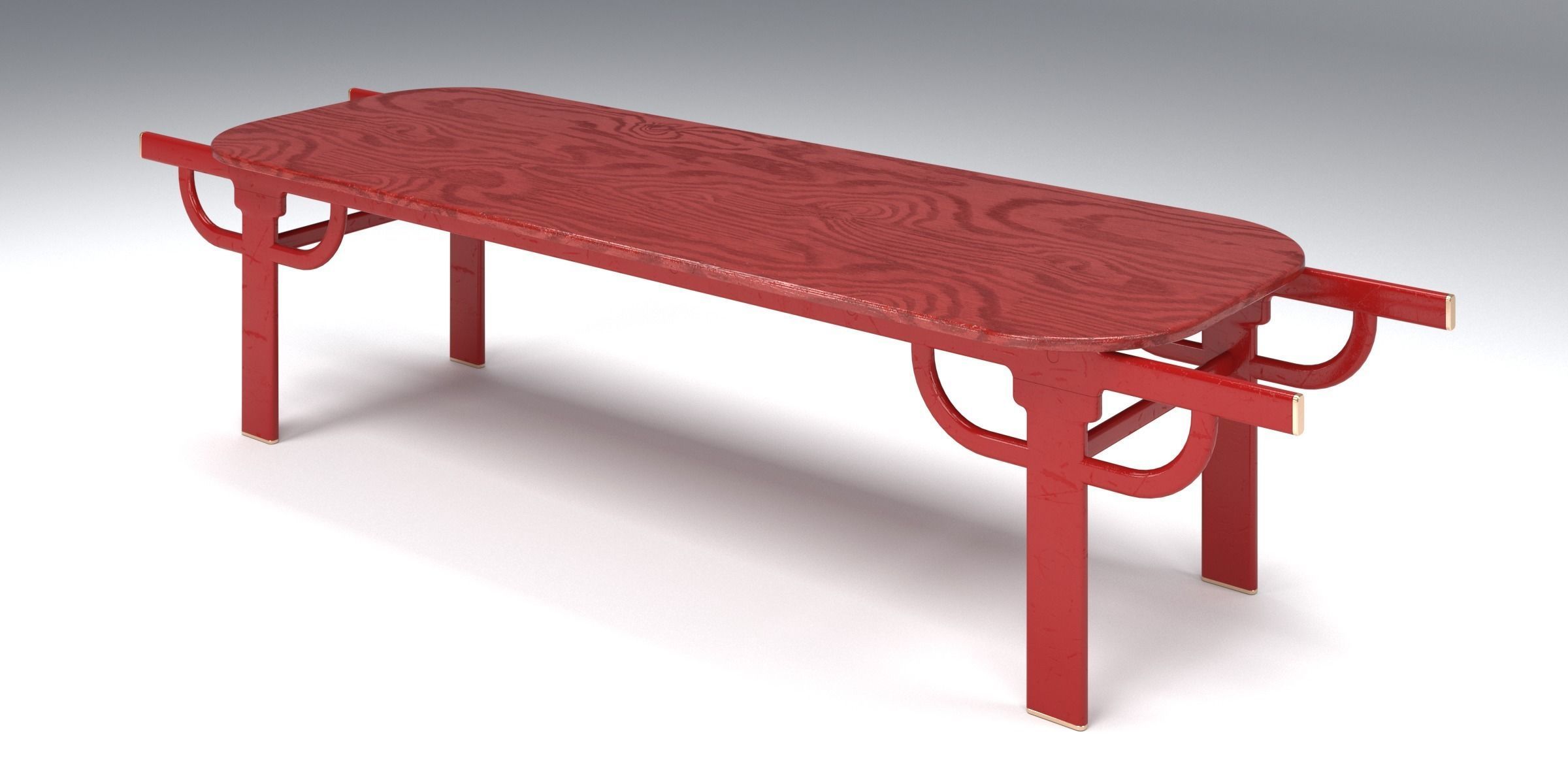 PALANQUIN TABLE 01 Low-poly 3D model_3