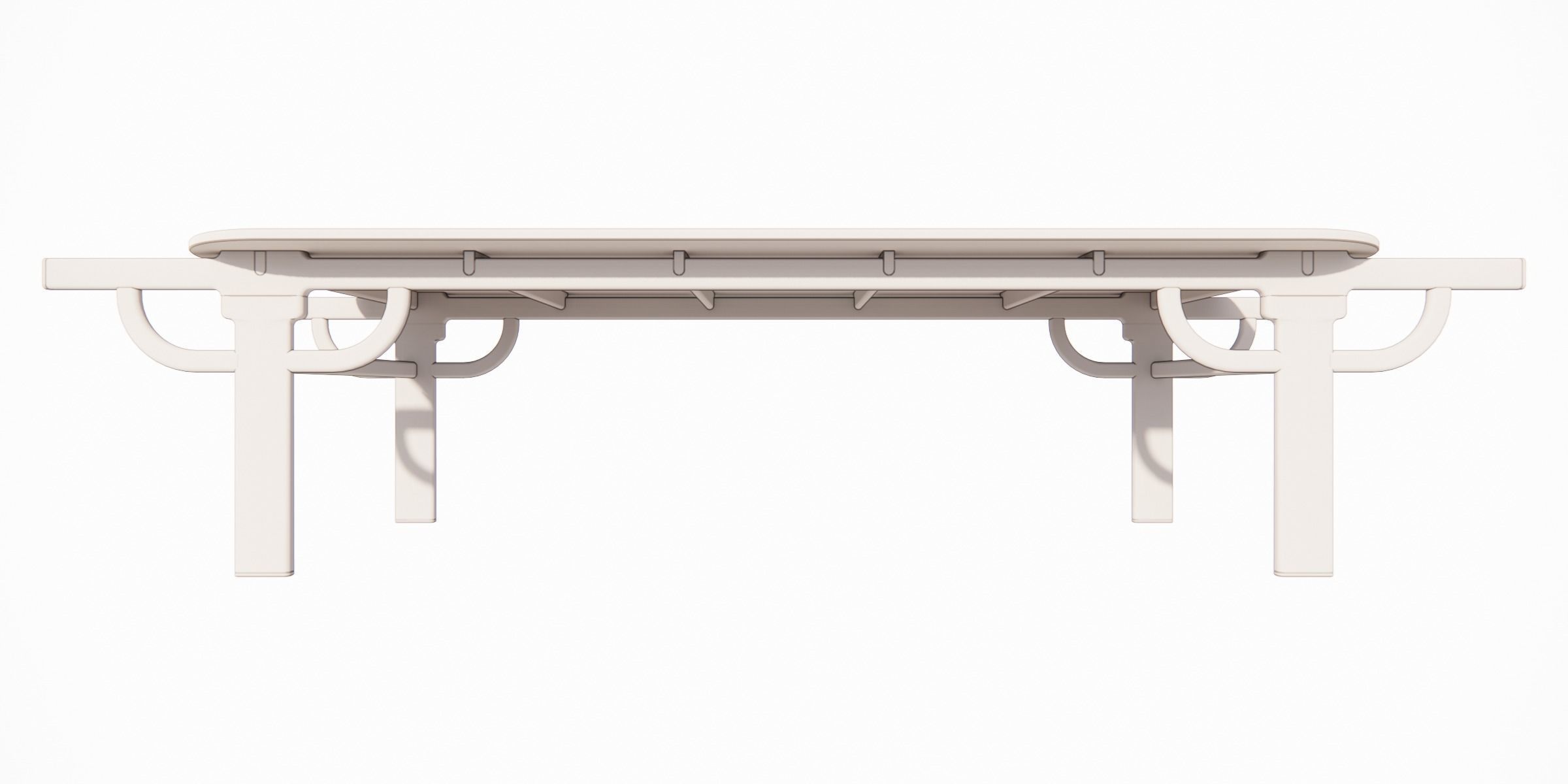 PALANQUIN TABLE 01 Low-poly 3D model_9