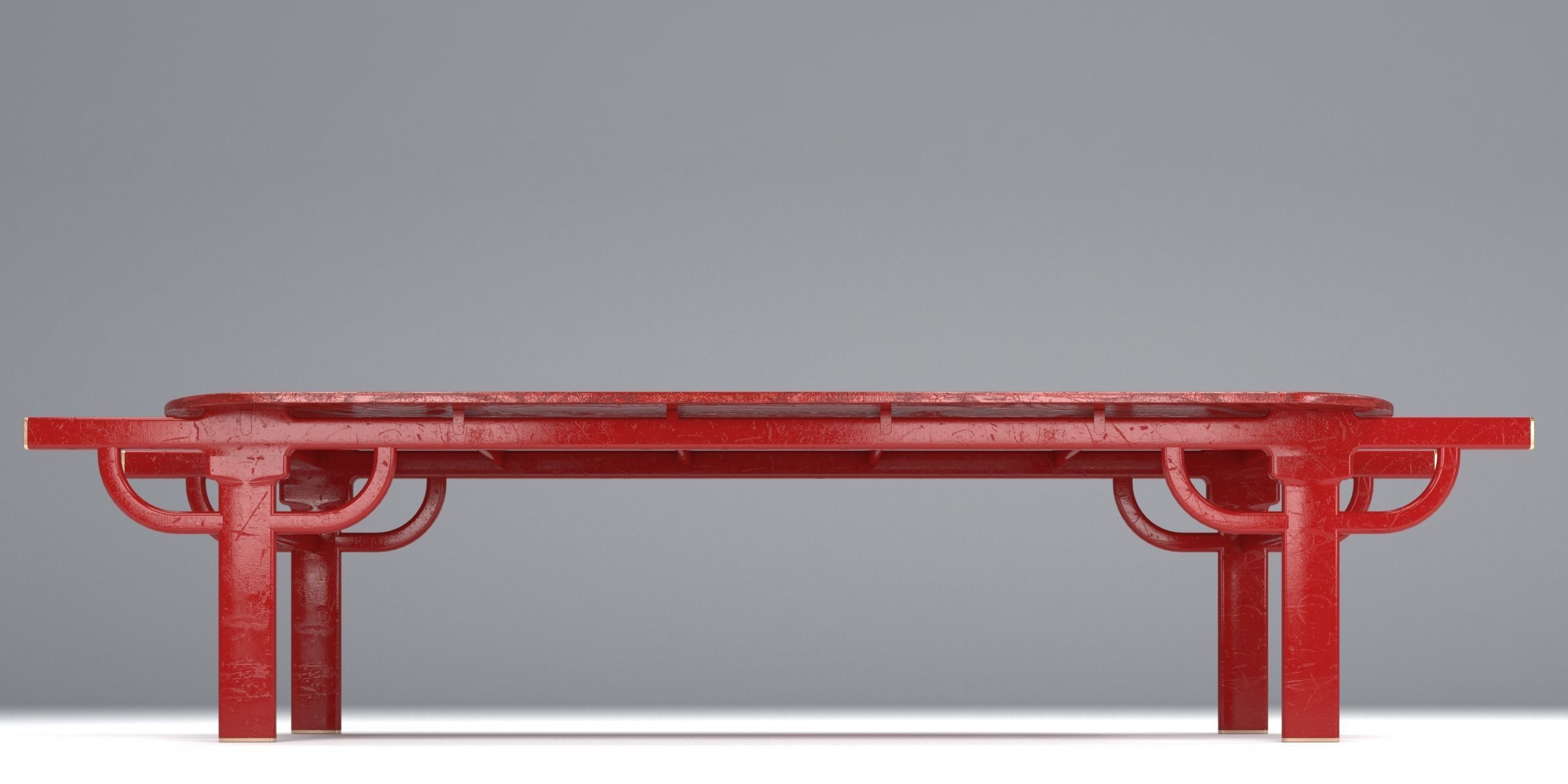 PALANQUIN TABLE 01 Low-poly 3D model_5