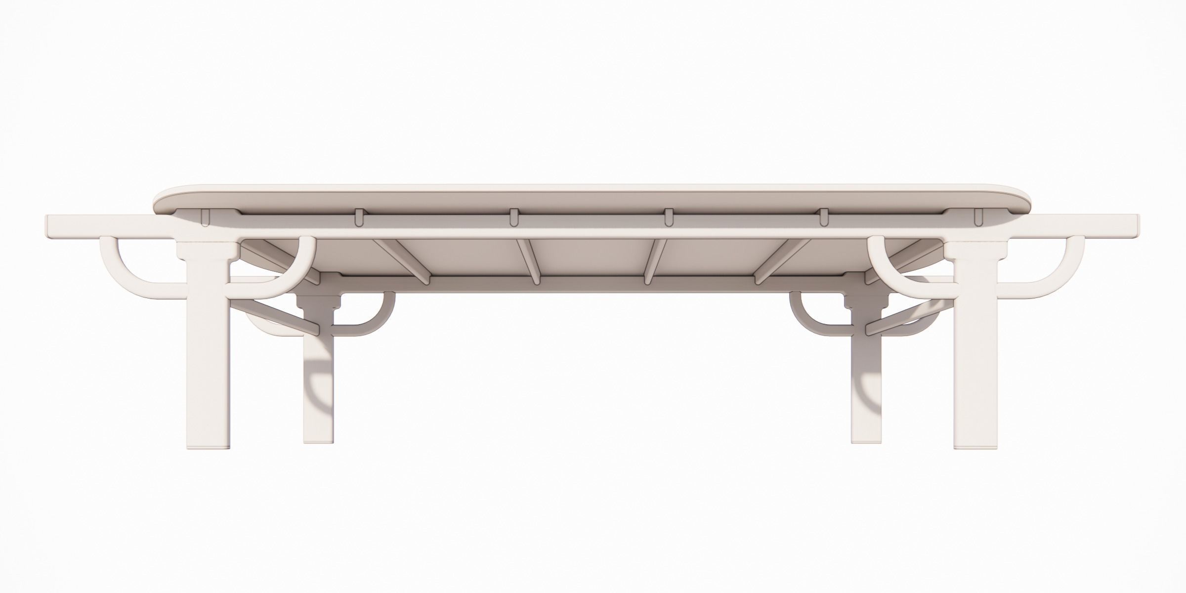 PALANQUIN TABLE 01 Low-poly 3D model_12