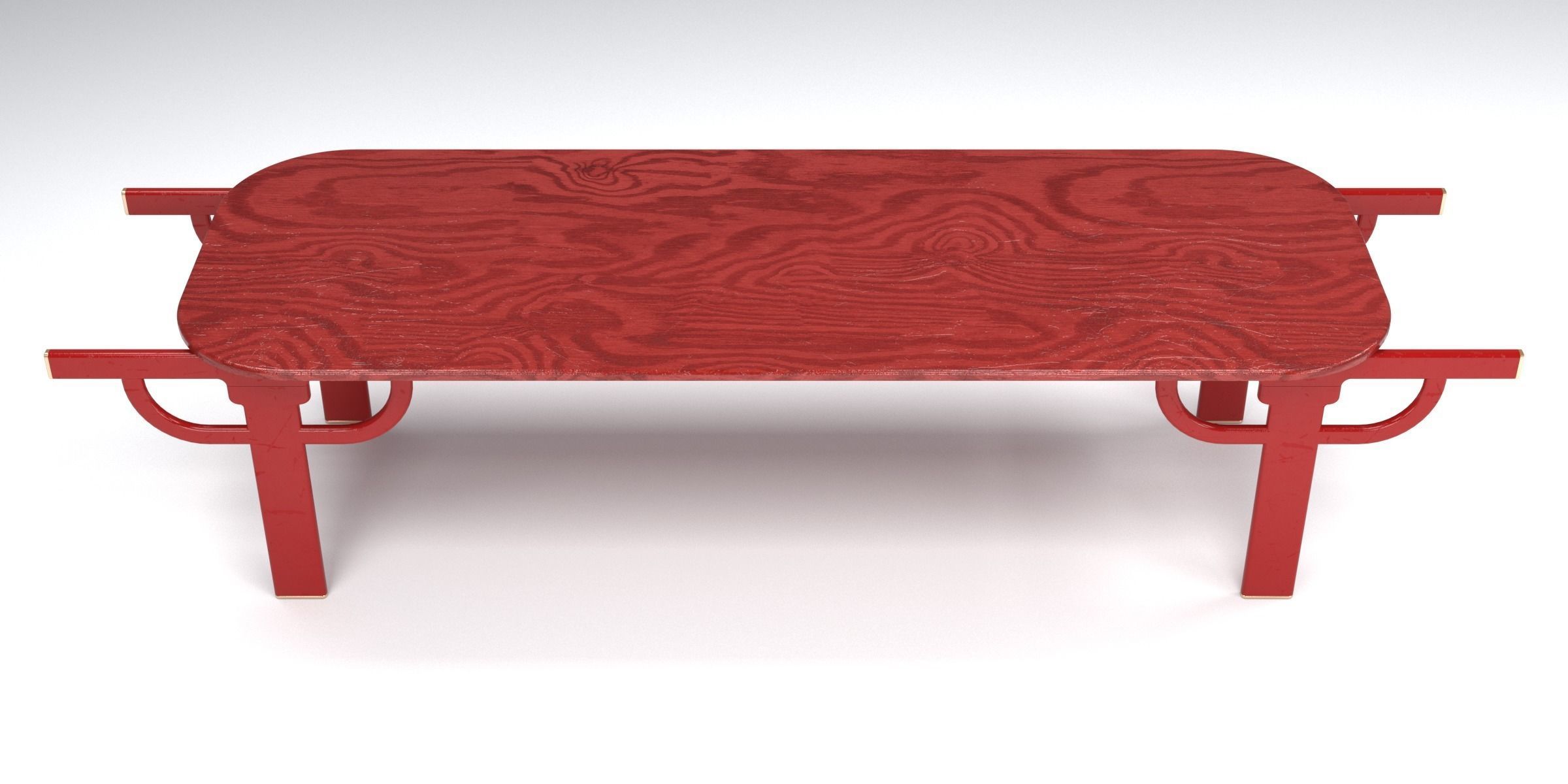 PALANQUIN TABLE 01 Low-poly 3D model_2