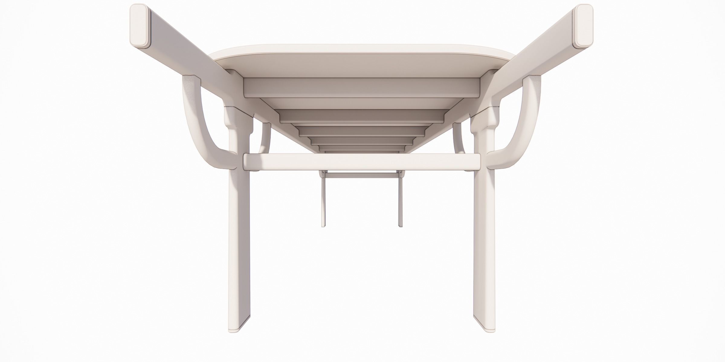 PALANQUIN TABLE 01 Low-poly 3D model_10