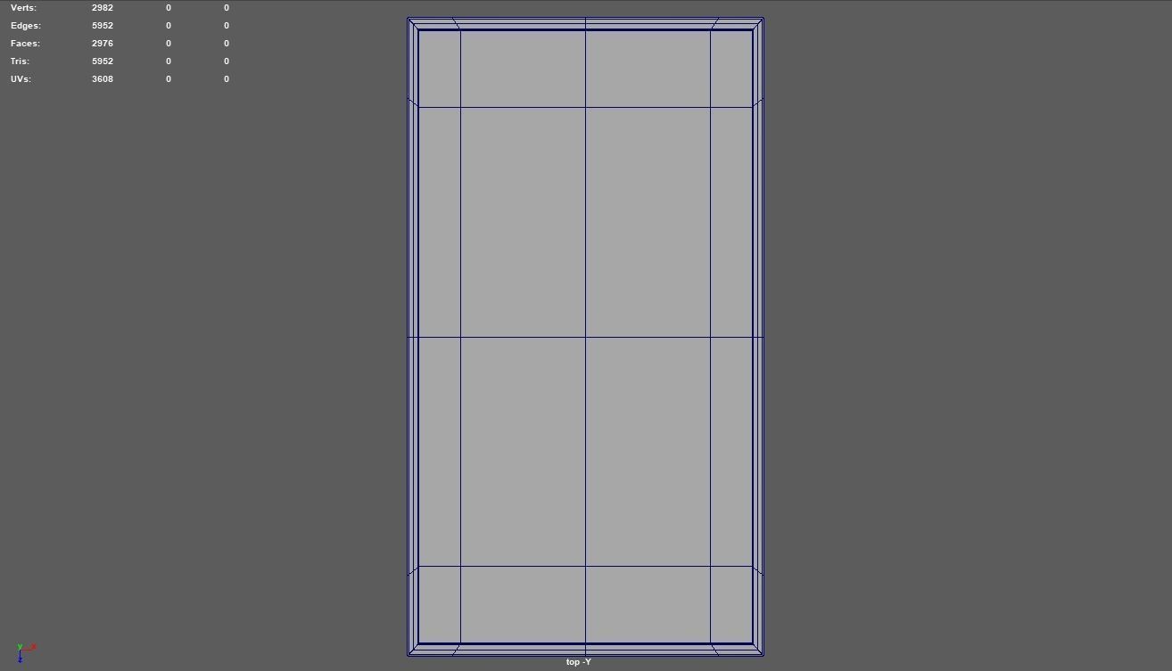 Modern Luxury Dinner Table Low-poly 3D model_12