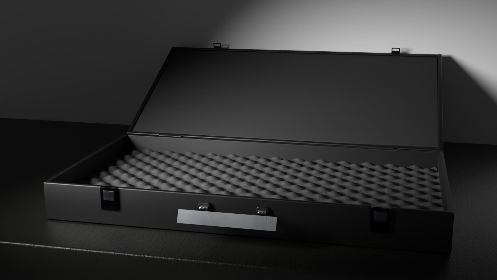 Briefcase Design with rigging - V1 3D model_1