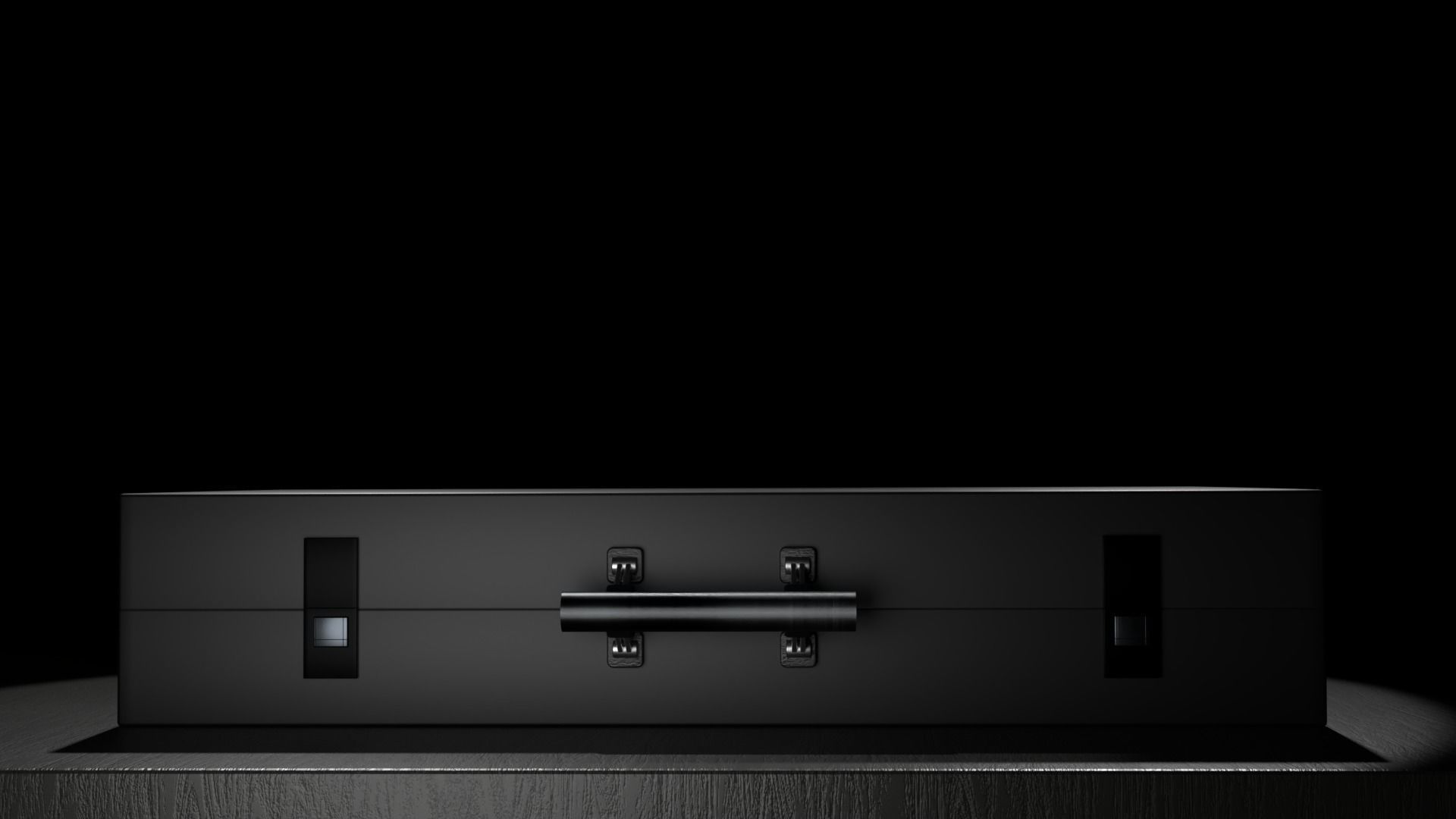 Briefcase Design with rigging - V1 3D model_3