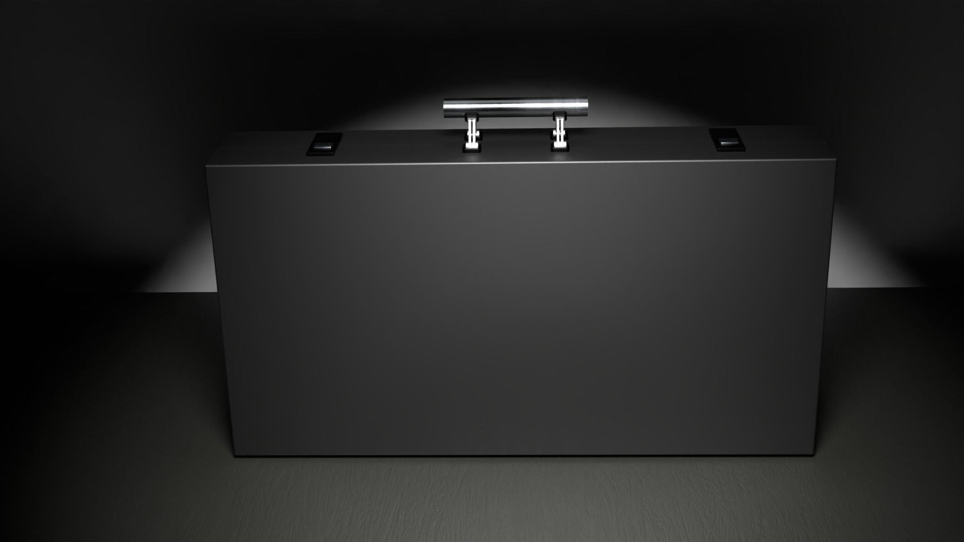 Briefcase Design with rigging - V1 3D model_12