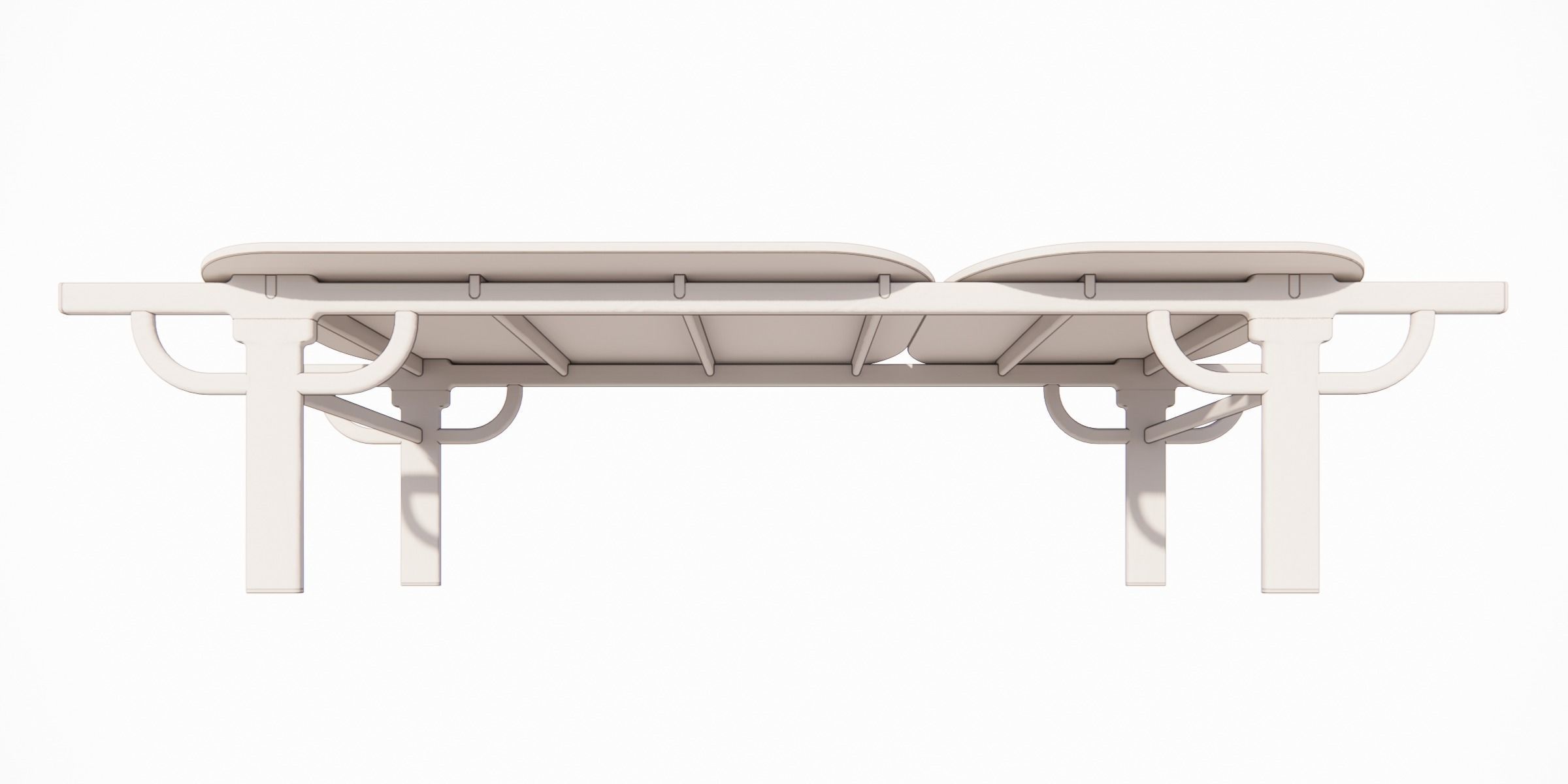 PALANQUIN TABLE 02 Low-poly 3D model_13