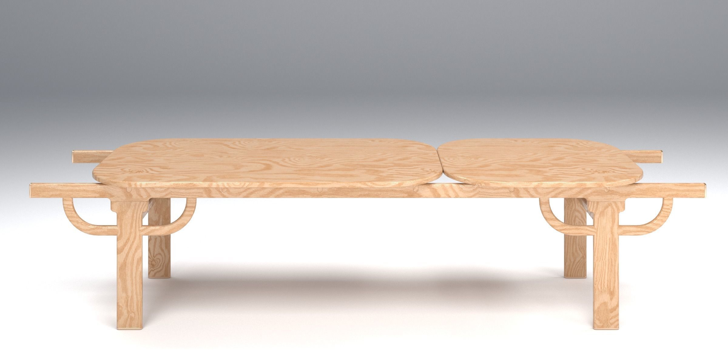 PALANQUIN TABLE 02 Low-poly 3D model_6