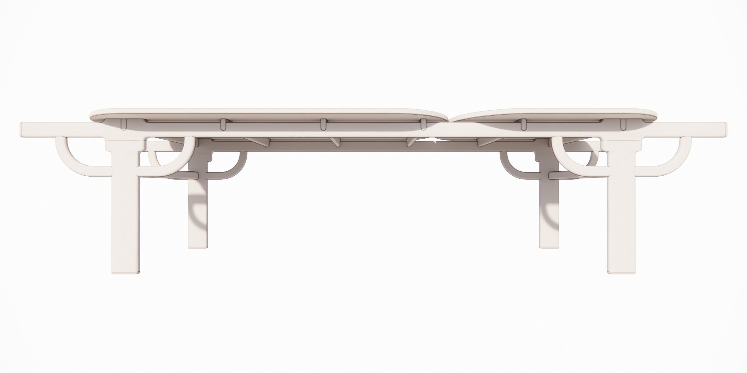 PALANQUIN TABLE 02 Low-poly 3D model_10