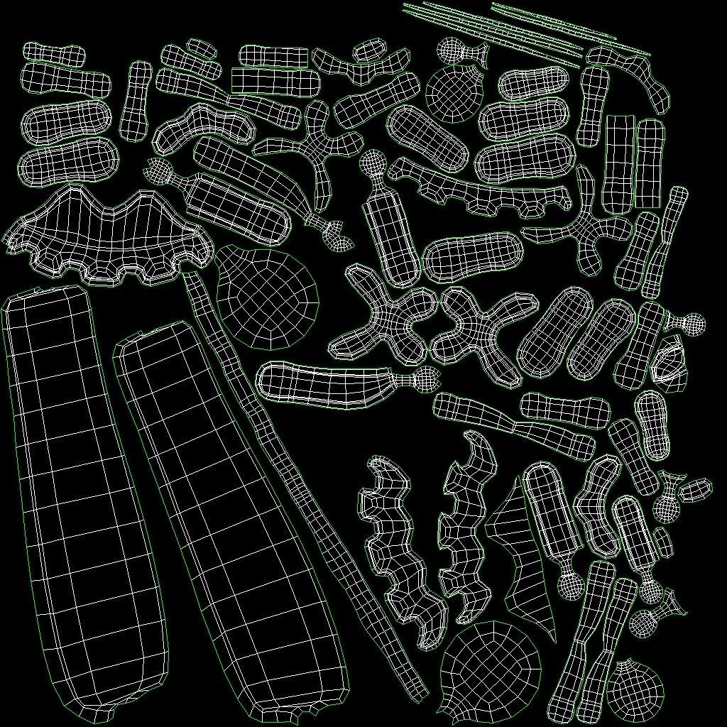 Steampunk Mechanical Robot Hand Rig Low-poly 3D model_28