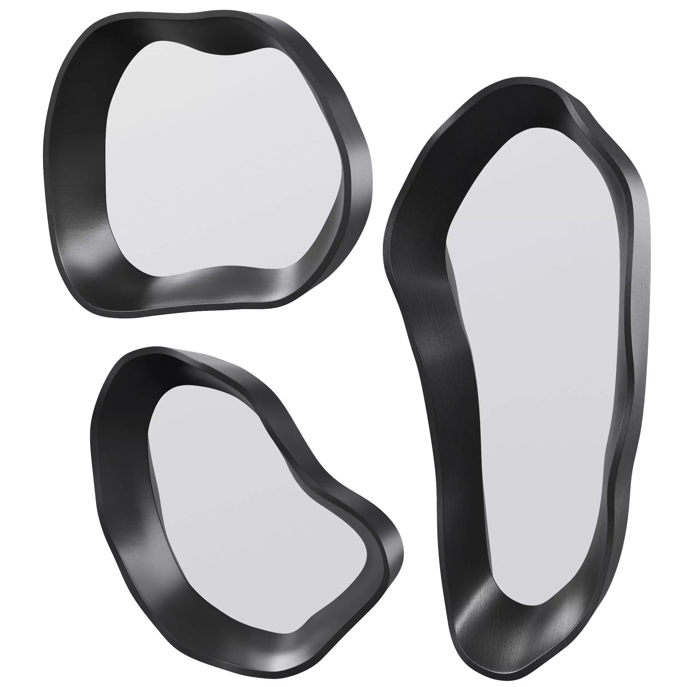 Wall Mirror Dynamic by Kare Design 3D model_0