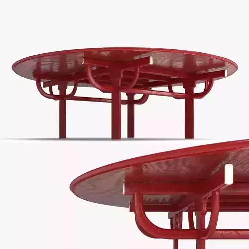 PALANQUIN TABLE 03 Low-poly 3D model