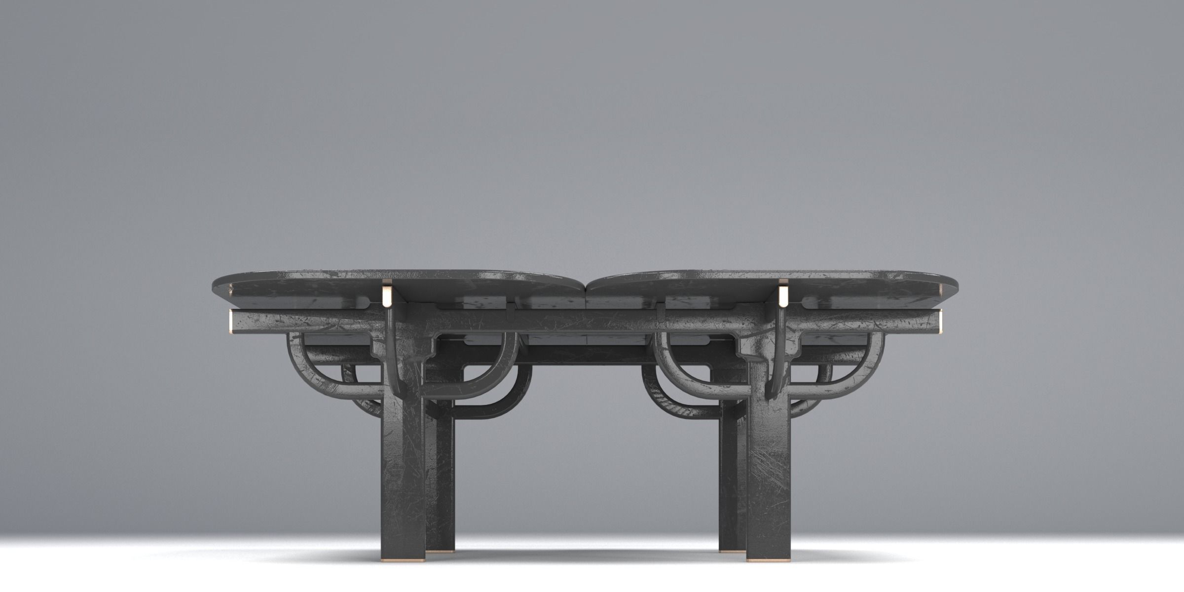 PALANQUIN TABLE 04 Low-poly 3D model_2