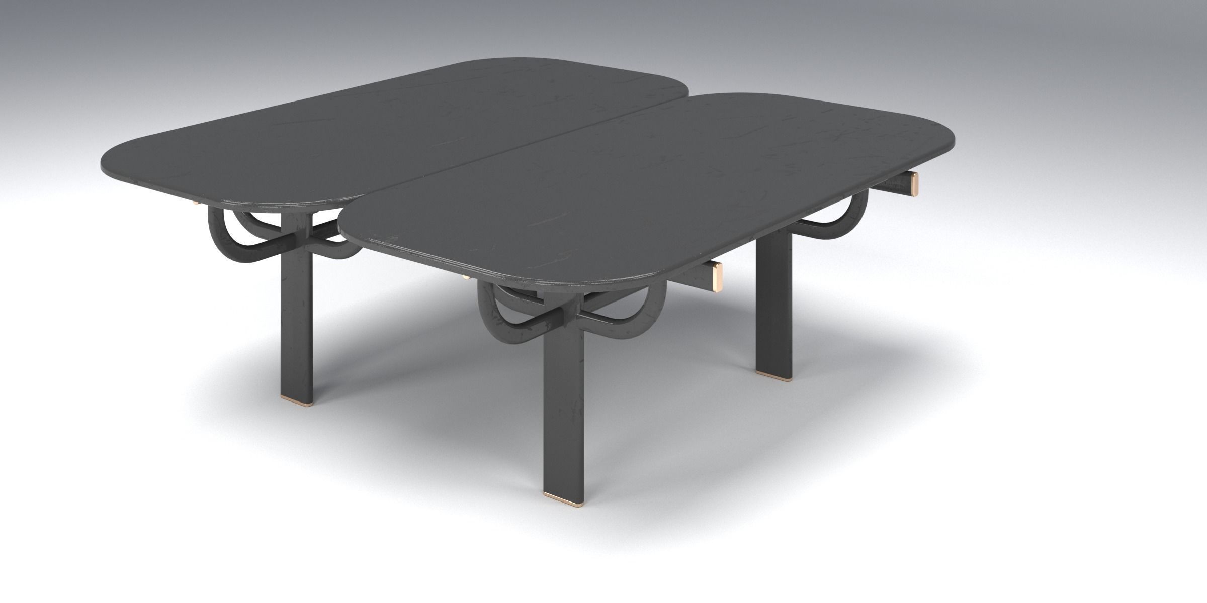 PALANQUIN TABLE 04 Low-poly 3D model_6