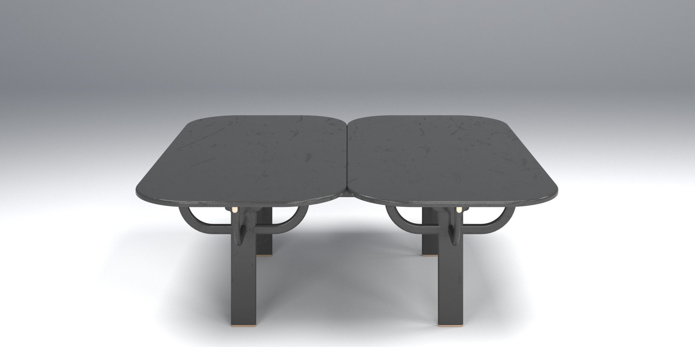 PALANQUIN TABLE 04 Low-poly 3D model_3