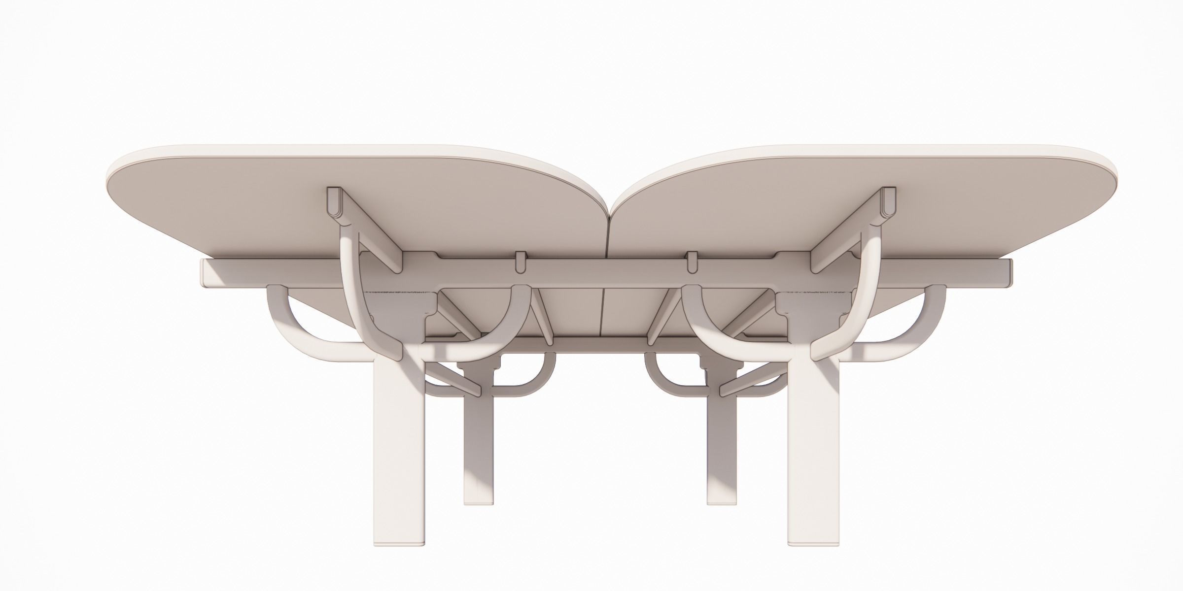 PALANQUIN TABLE SET Low-poly 3D model_38