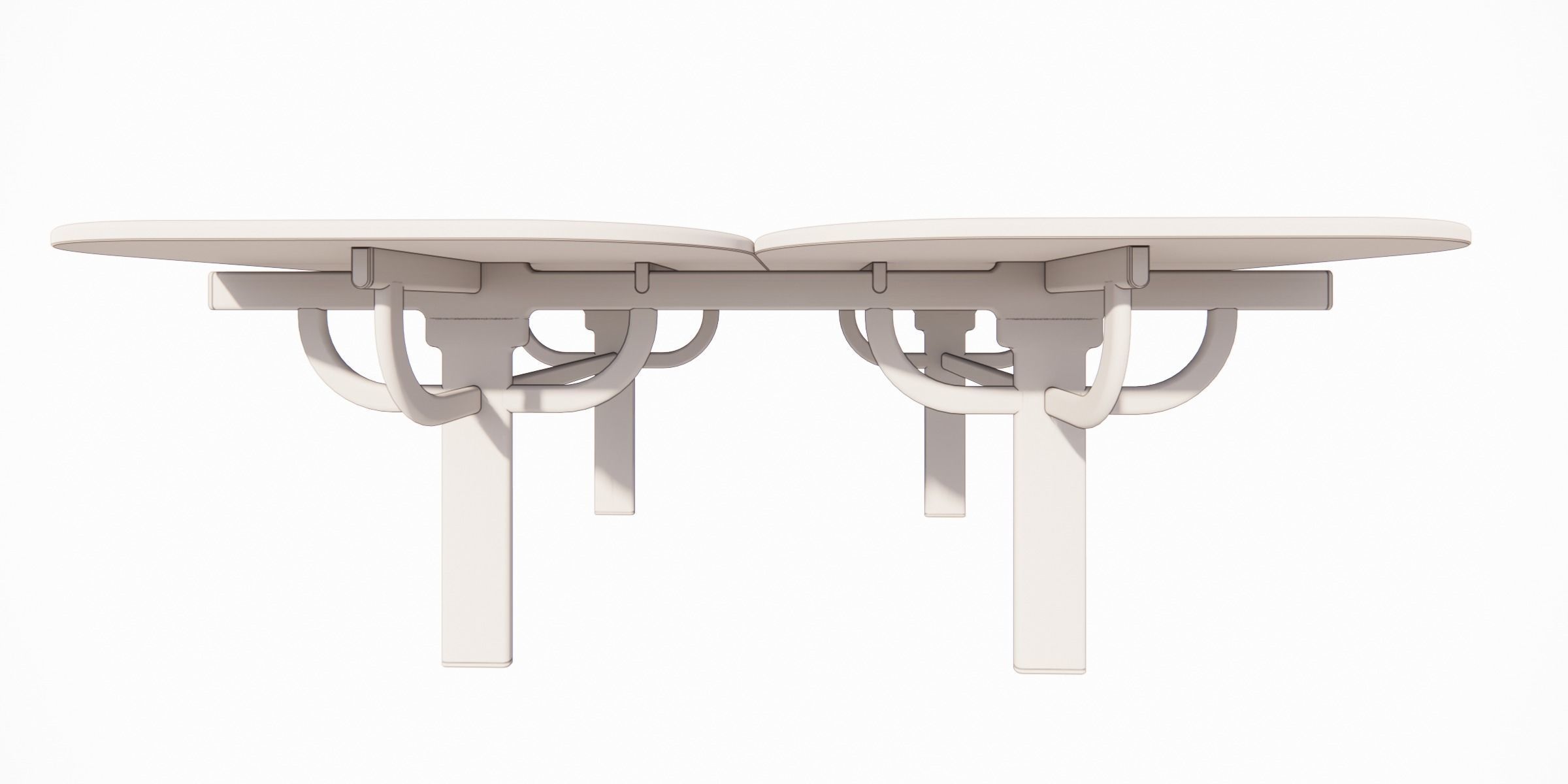 PALANQUIN TABLE SET Low-poly 3D model_39