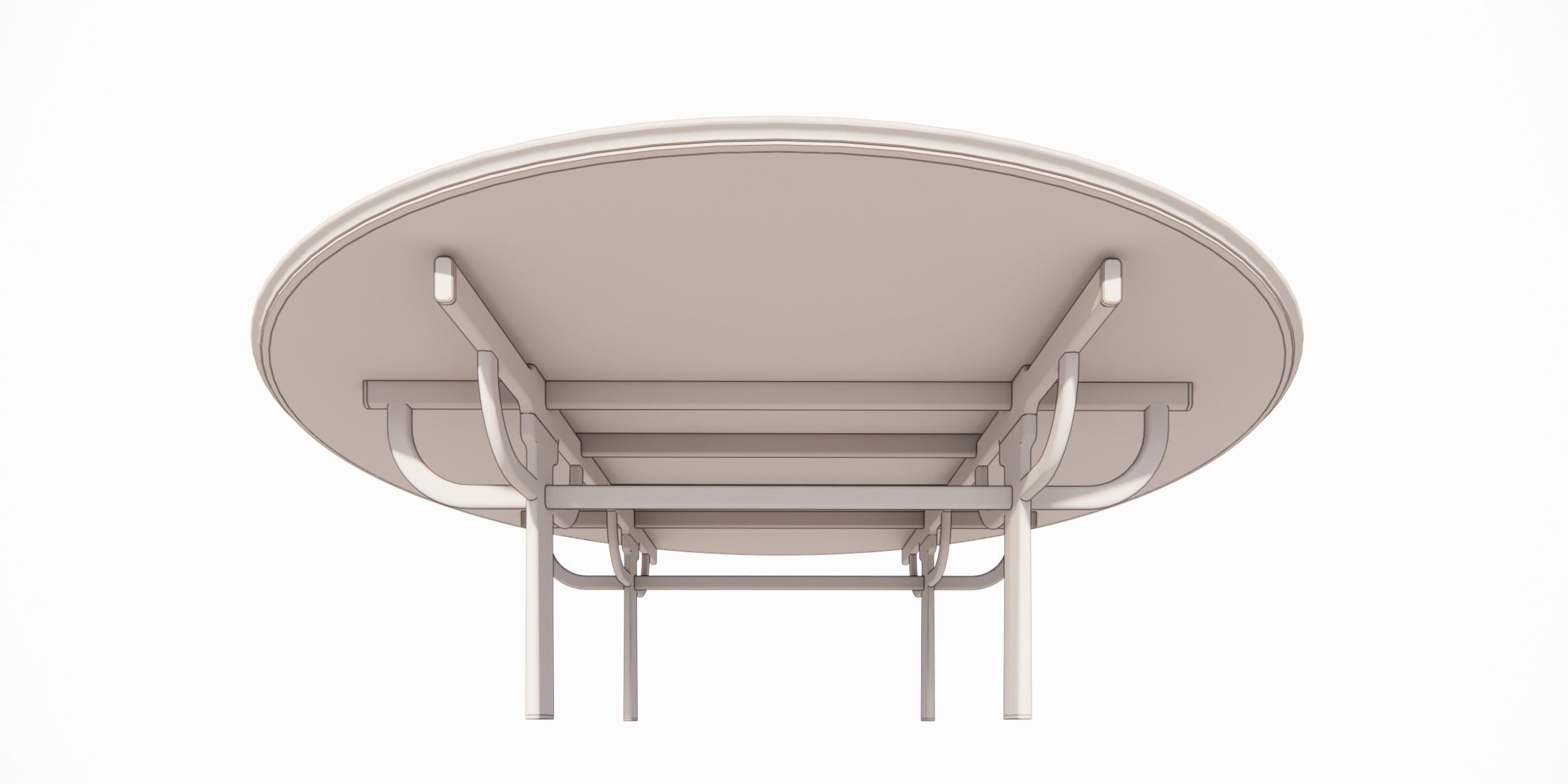 PALANQUIN TABLE SET Low-poly 3D model_30