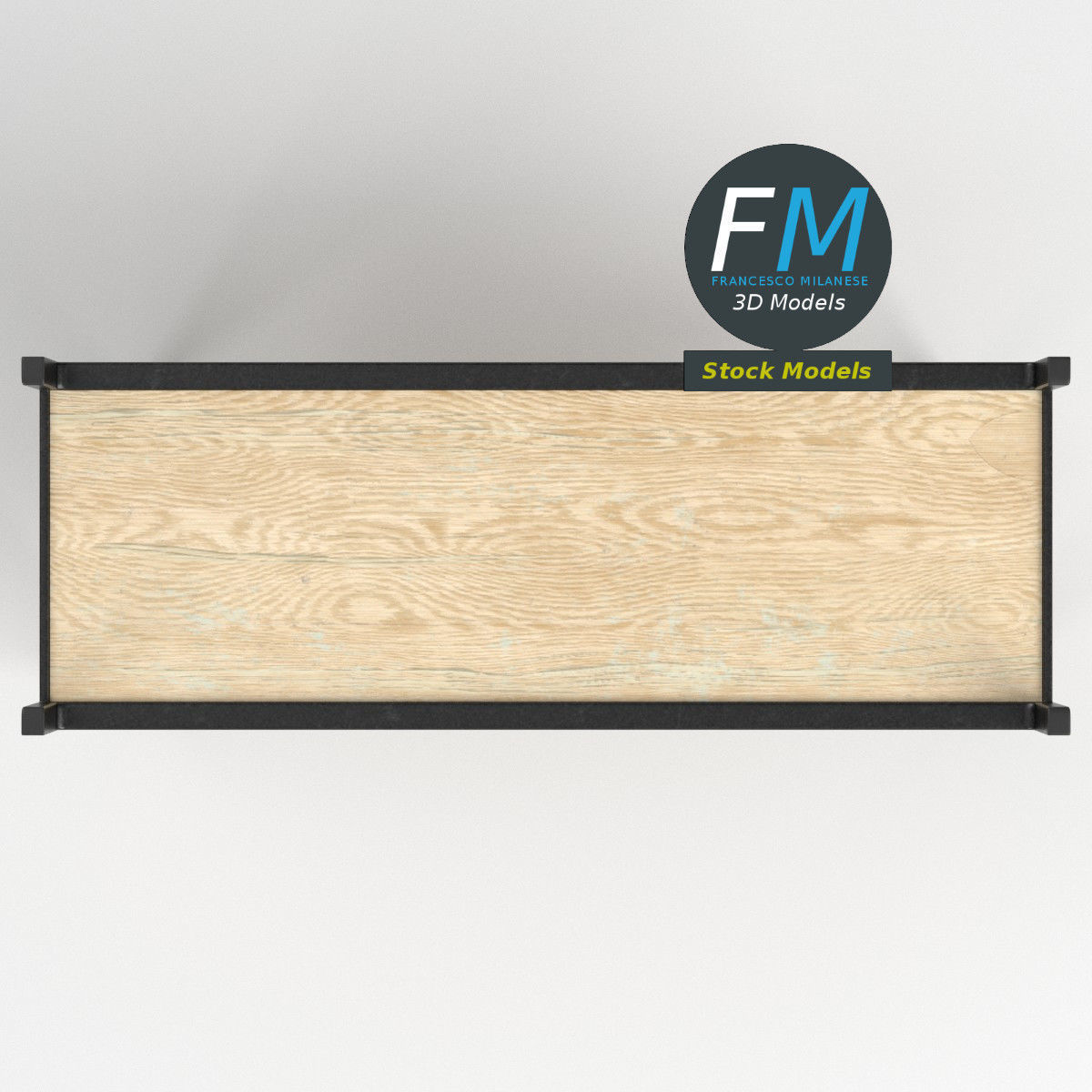 Small storage rack 3D model_6