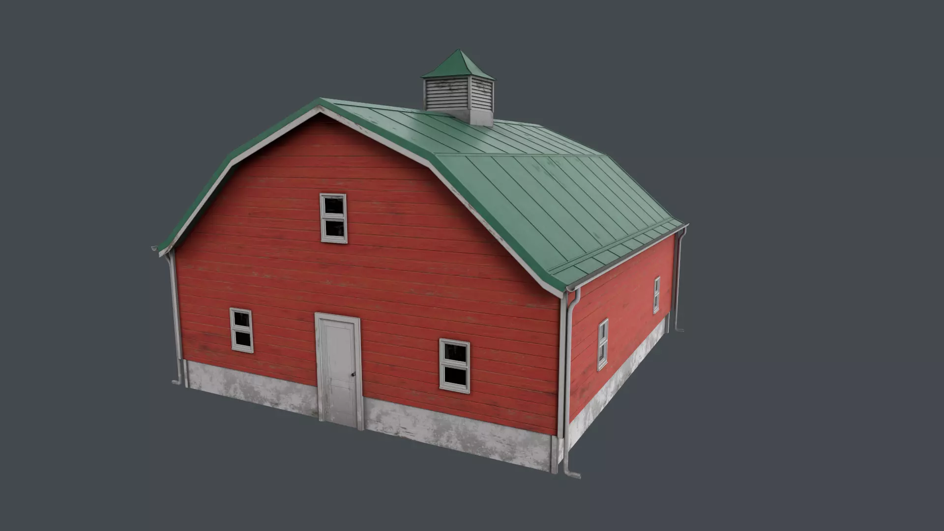 3D model Modern Barn VR / AR / low-poly | CGTrader
