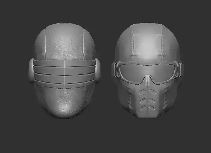 Snake Eyes Heads - Headsculpts for Action Figures 3D print model