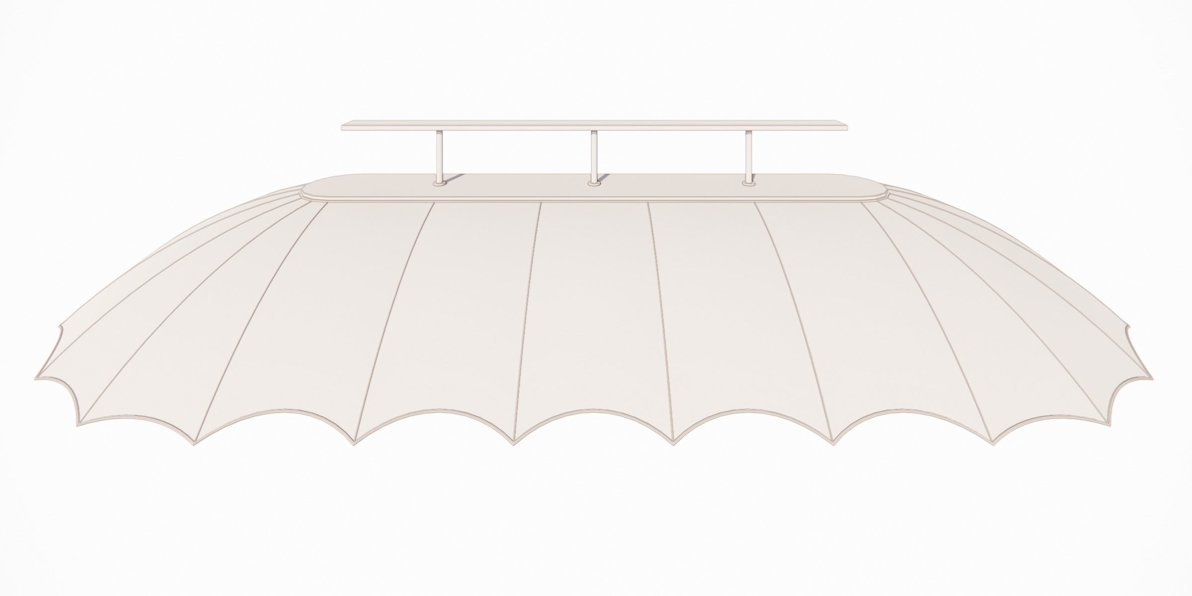 PARASOL LAMP 02 Low-poly 3D model_12