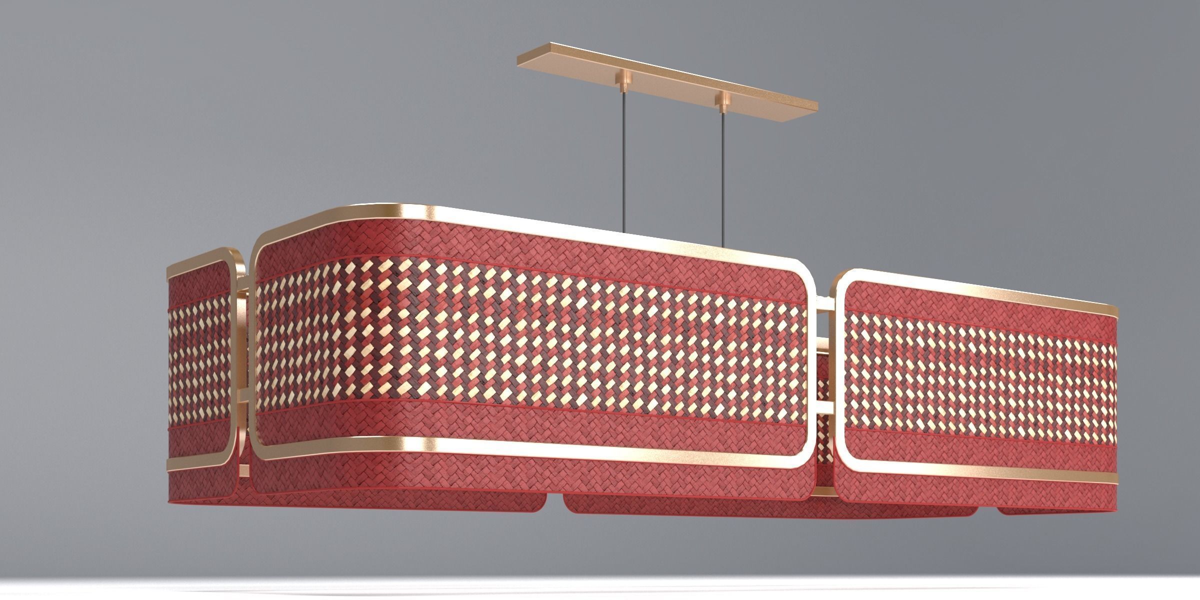 PARASOL LAMP SET 3D Model Collection_7