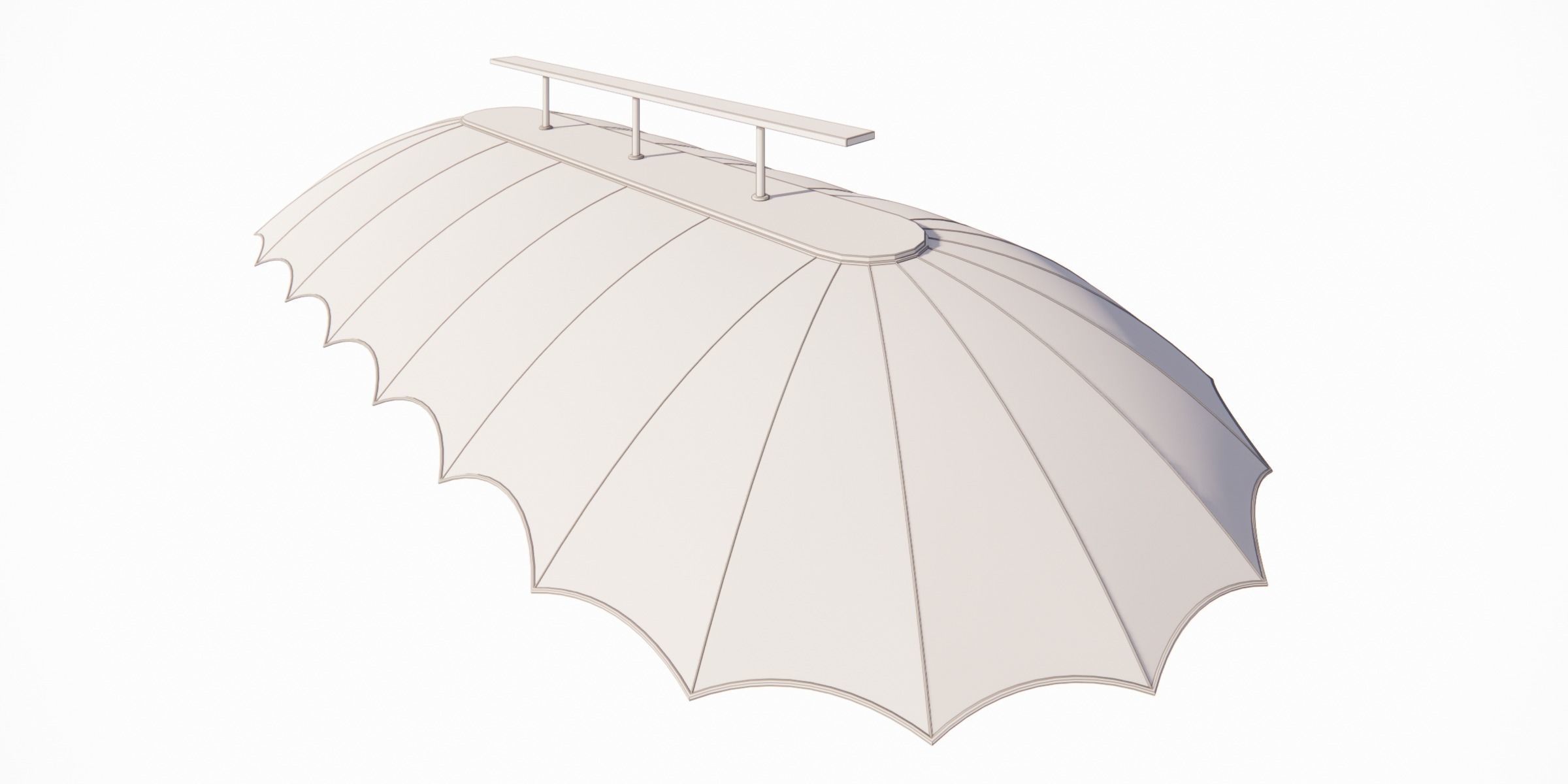 PARASOL LAMP SET 3D Model Collection_26