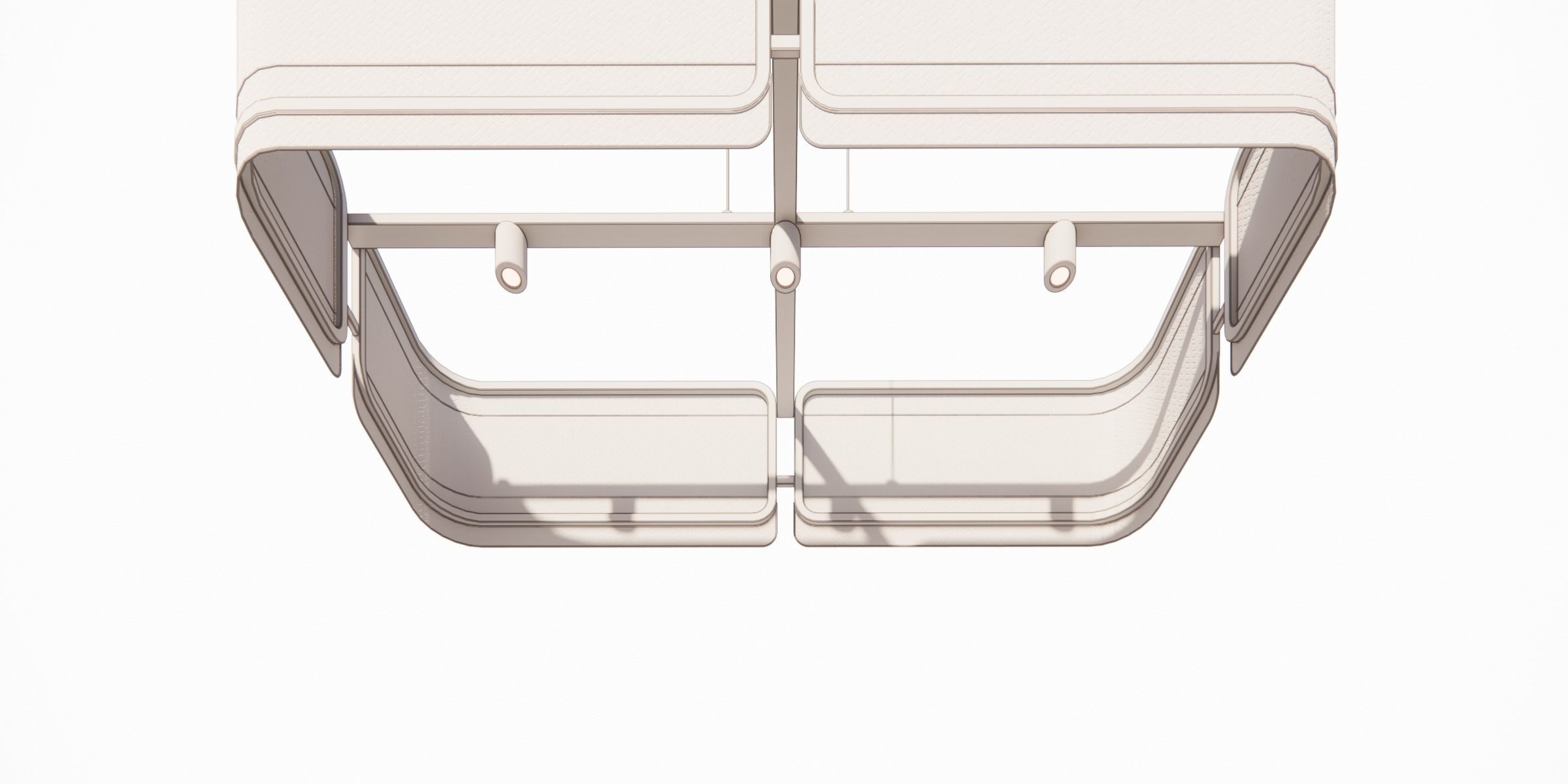 PARASOL LAMP SET 3D Model Collection_13