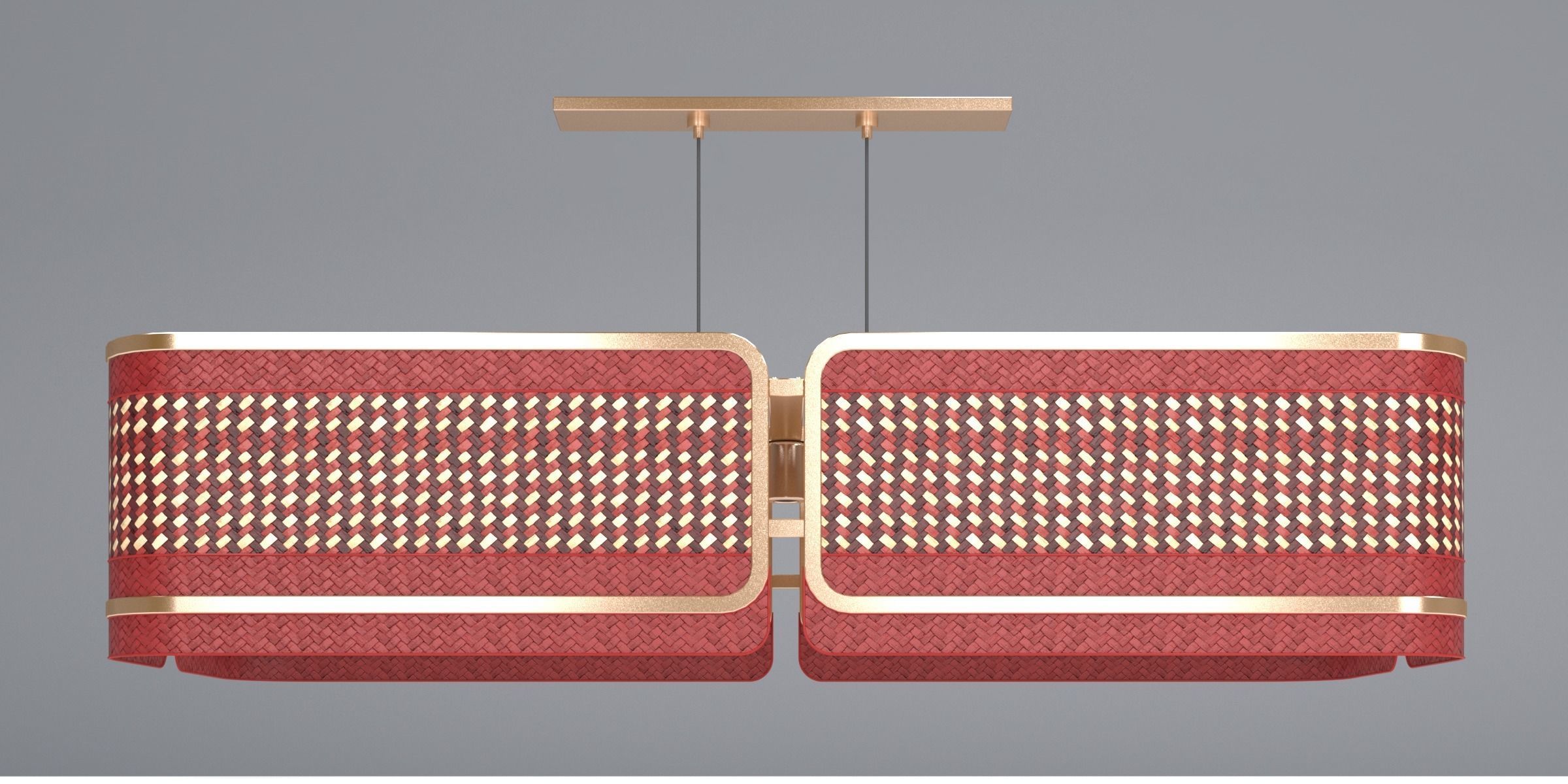 PARASOL LAMP SET 3D Model Collection_4