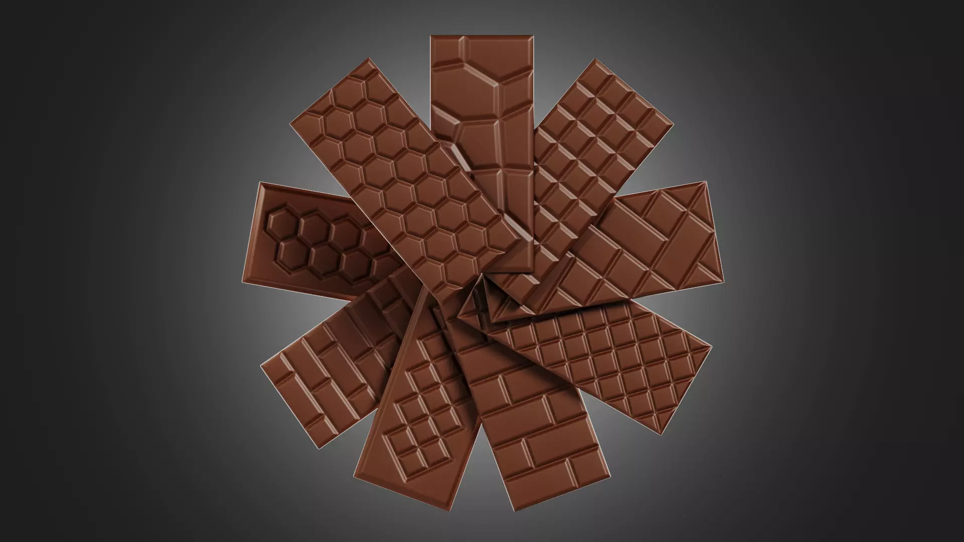 Chocolate Set 3D model