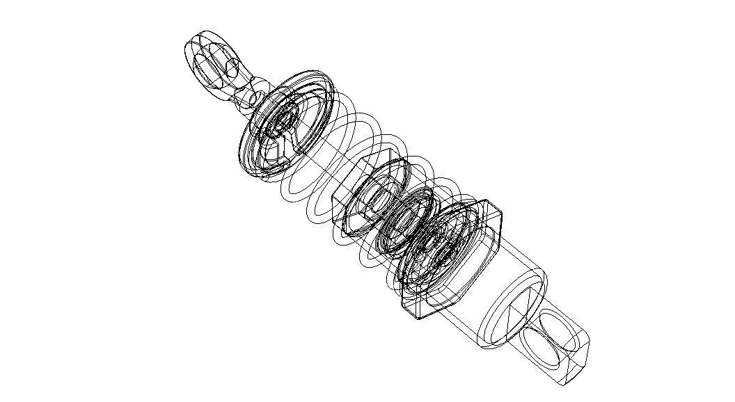 RC Shock Absorber Front 3D model_22