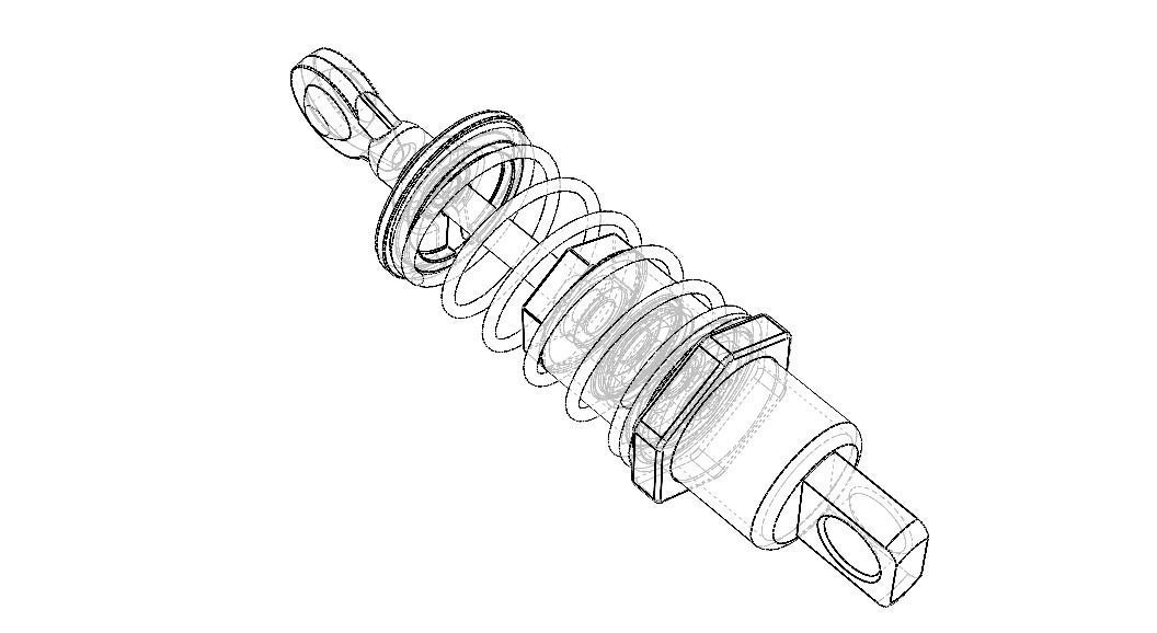RC Shock Absorber Front 3D model_21