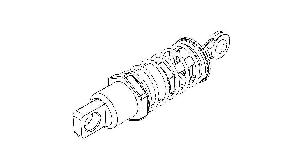 RC Shock Absorber Front 3D model_14