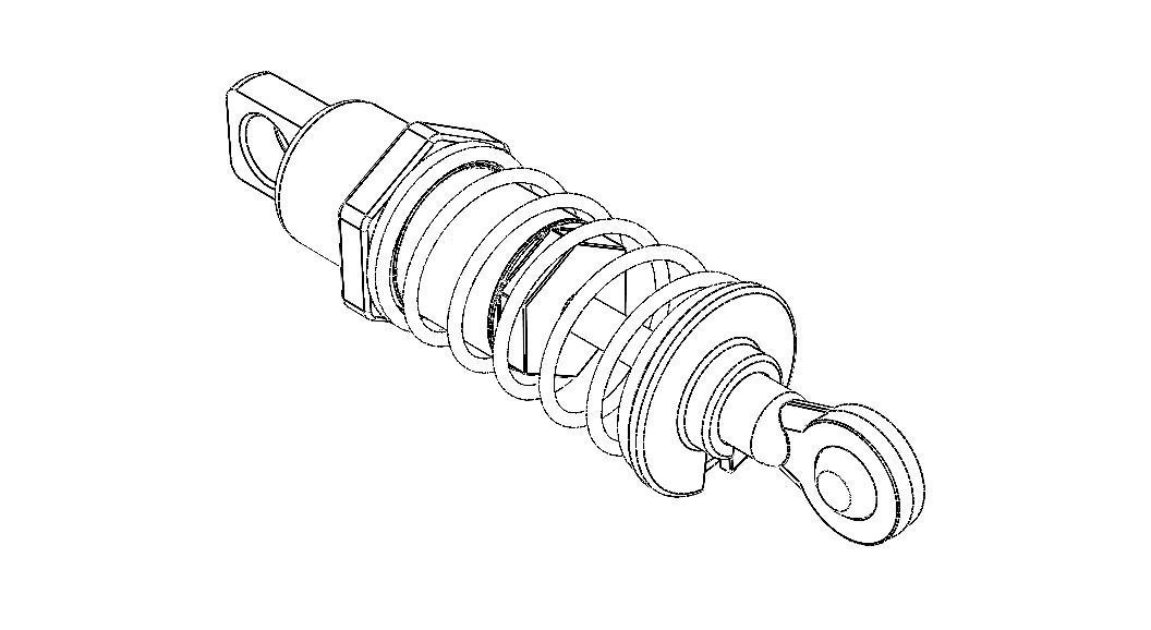 RC Shock Absorber Front 3D model_11