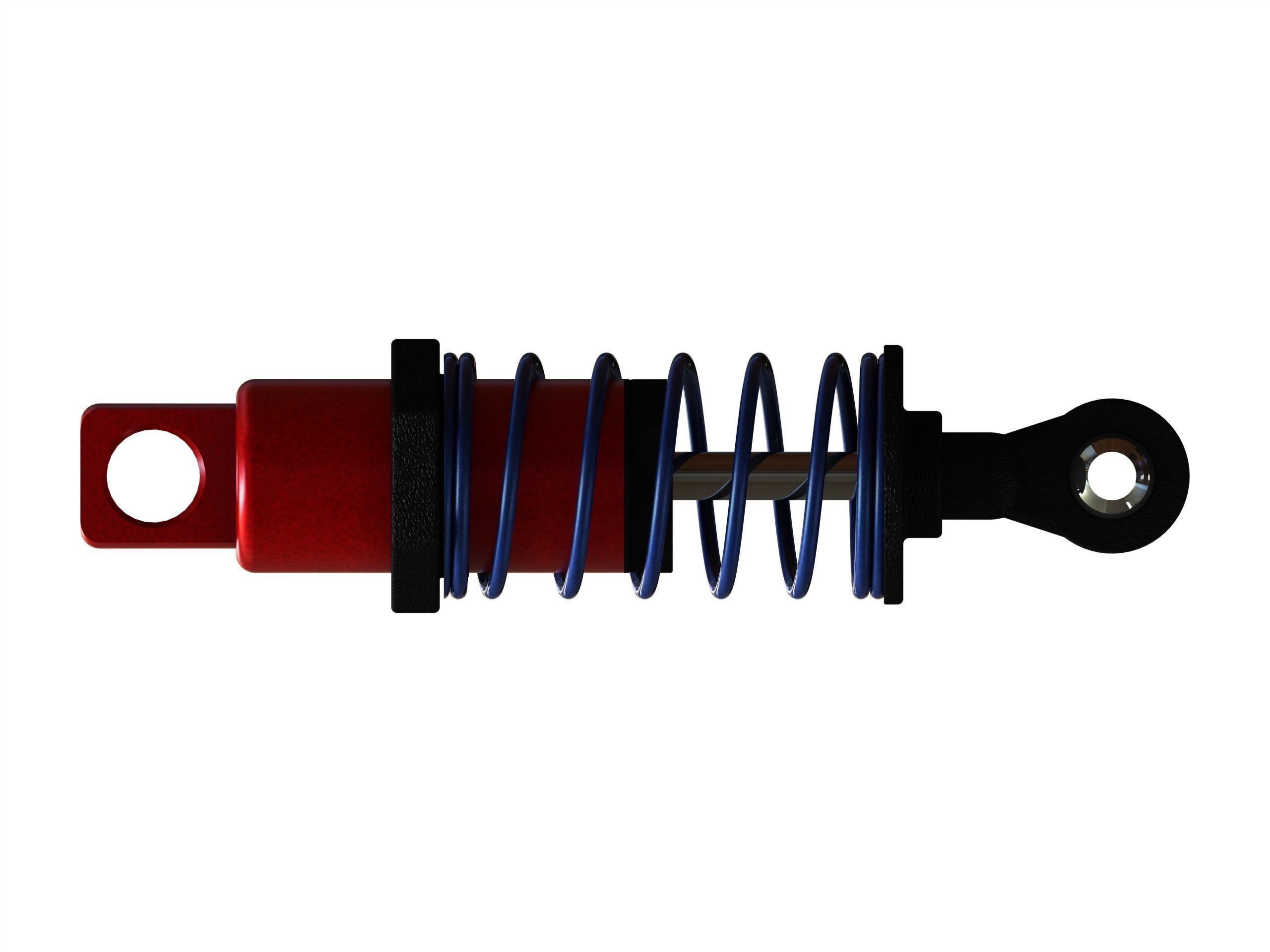 RC Shock Absorber Front 3D model_1