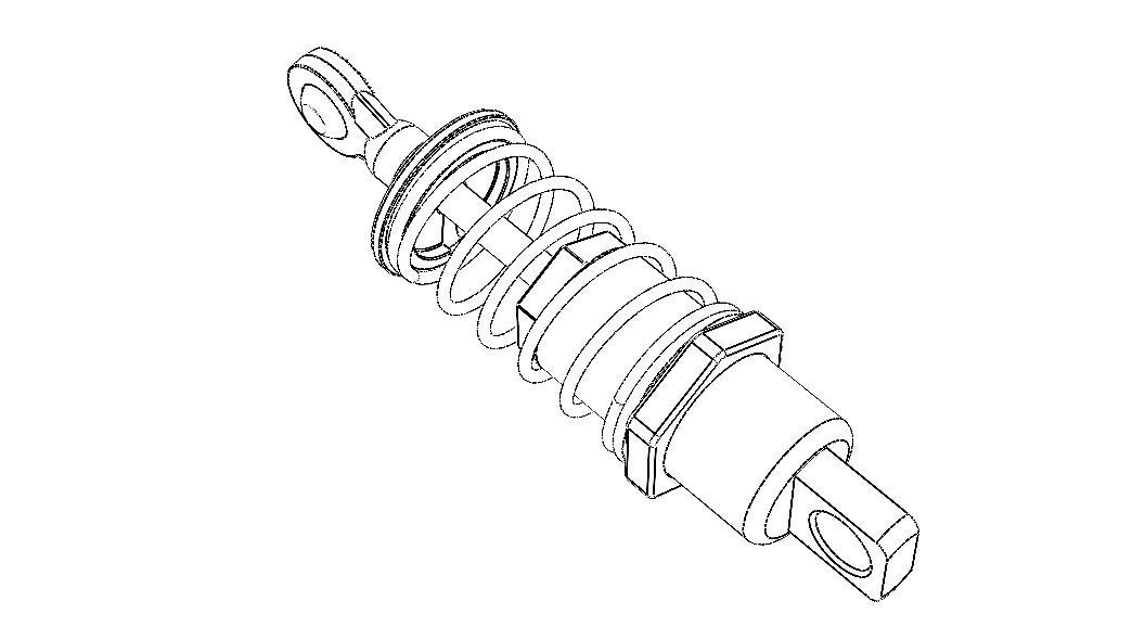RC Shock Absorber Front 3D model_20