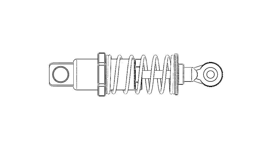RC Shock Absorber Front 3D model_8