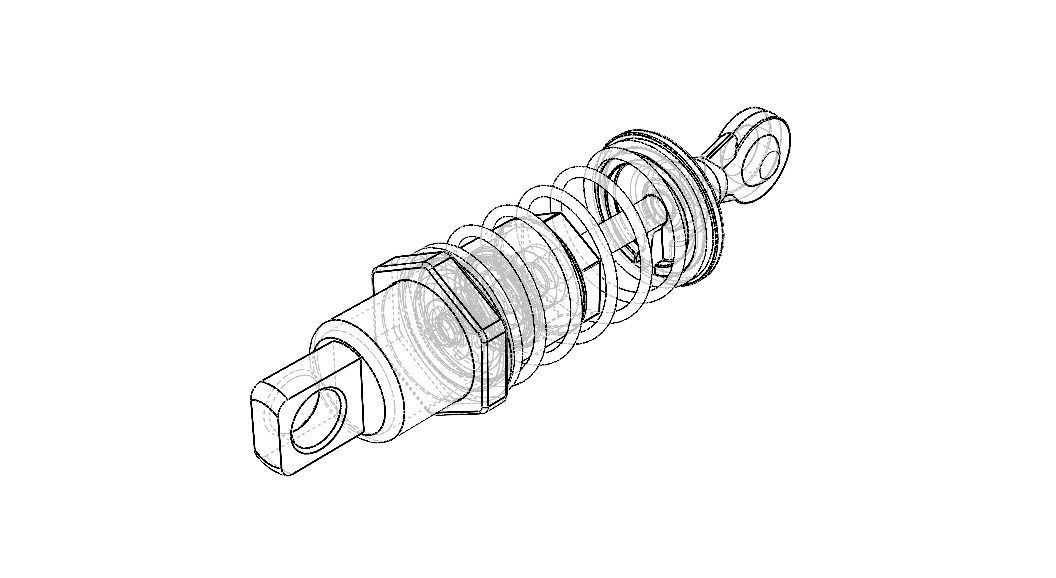 RC Shock Absorber Front 3D model_15
