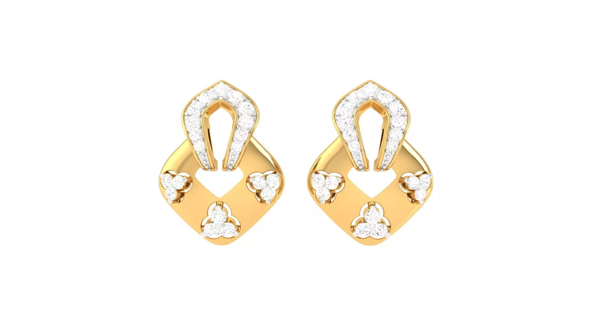 Studs Earrings - 40 3D print model_0