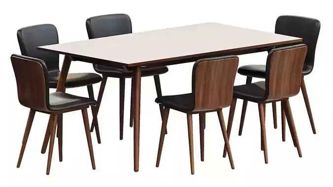 Boulder Leather Dining Chair