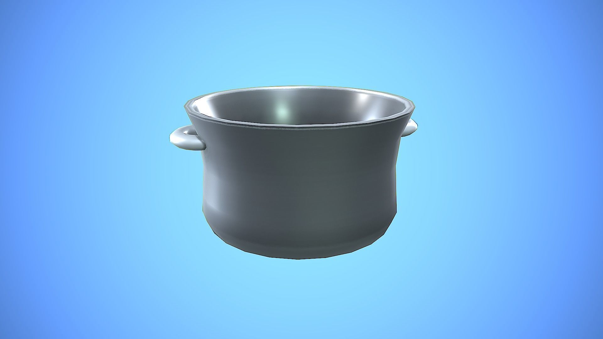 COOKING POT KITCHEN CARTOON STYLIZED Low-poly 3D model_11