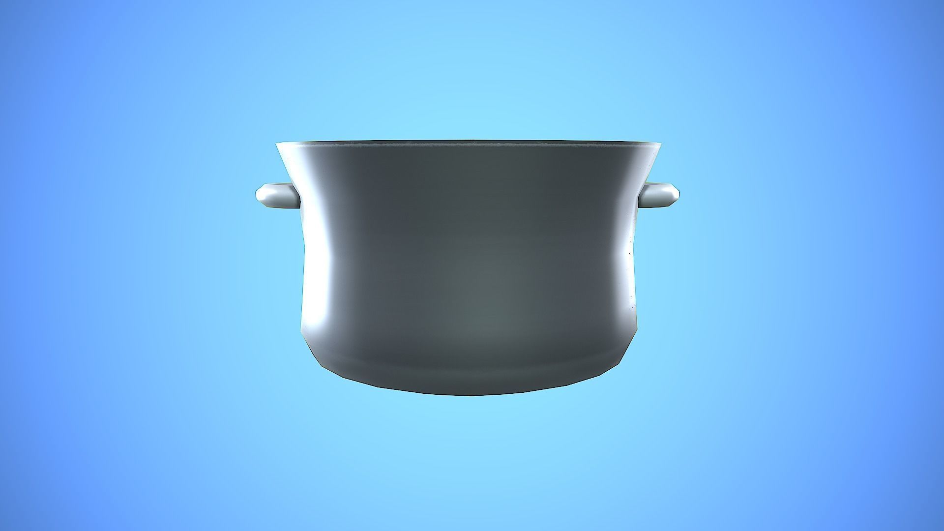COOKING POT KITCHEN CARTOON STYLIZED Low-poly 3D model_8