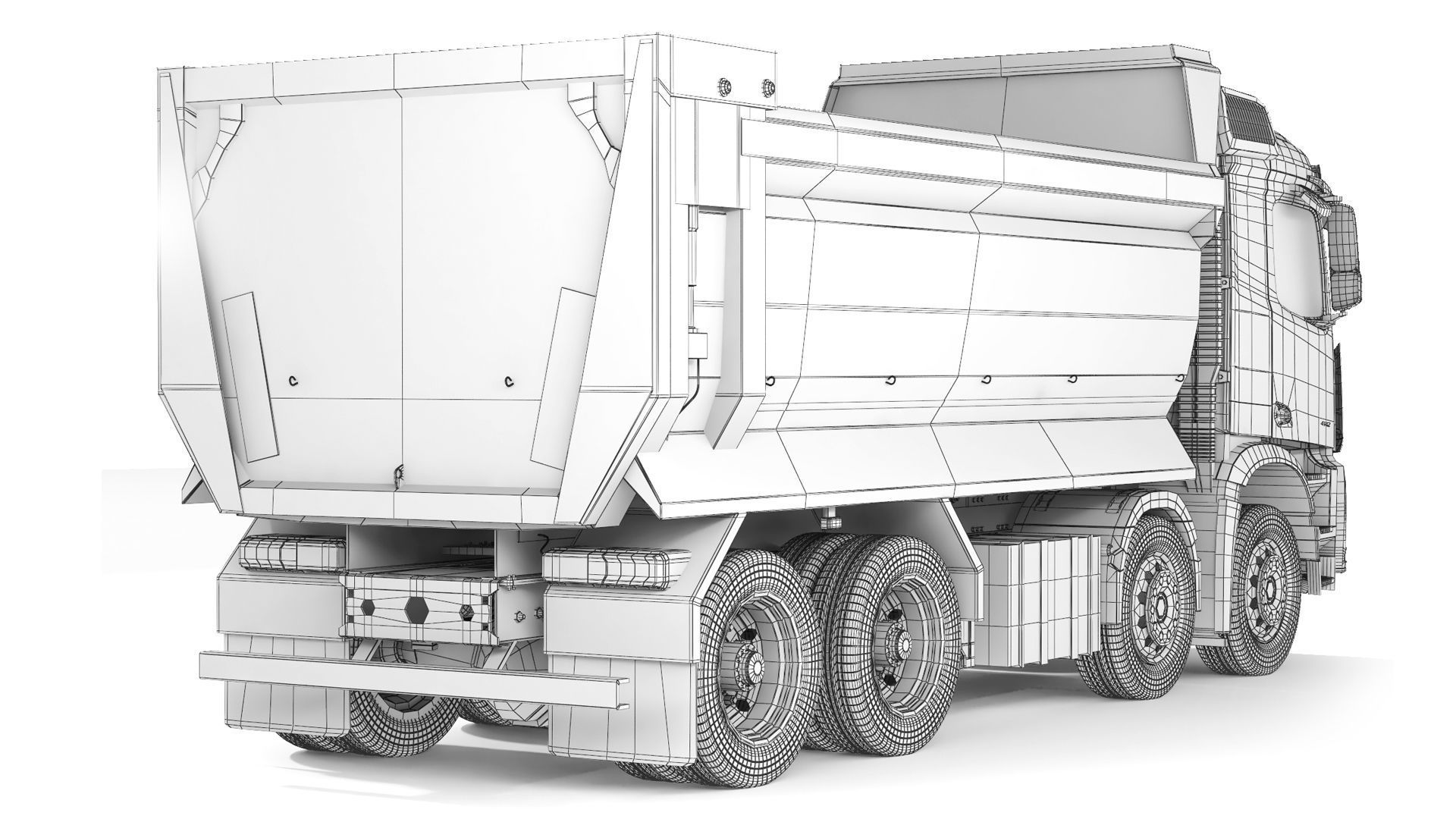 Mercedes-Benz Arocs 4142 tipper 2021 3D model_9