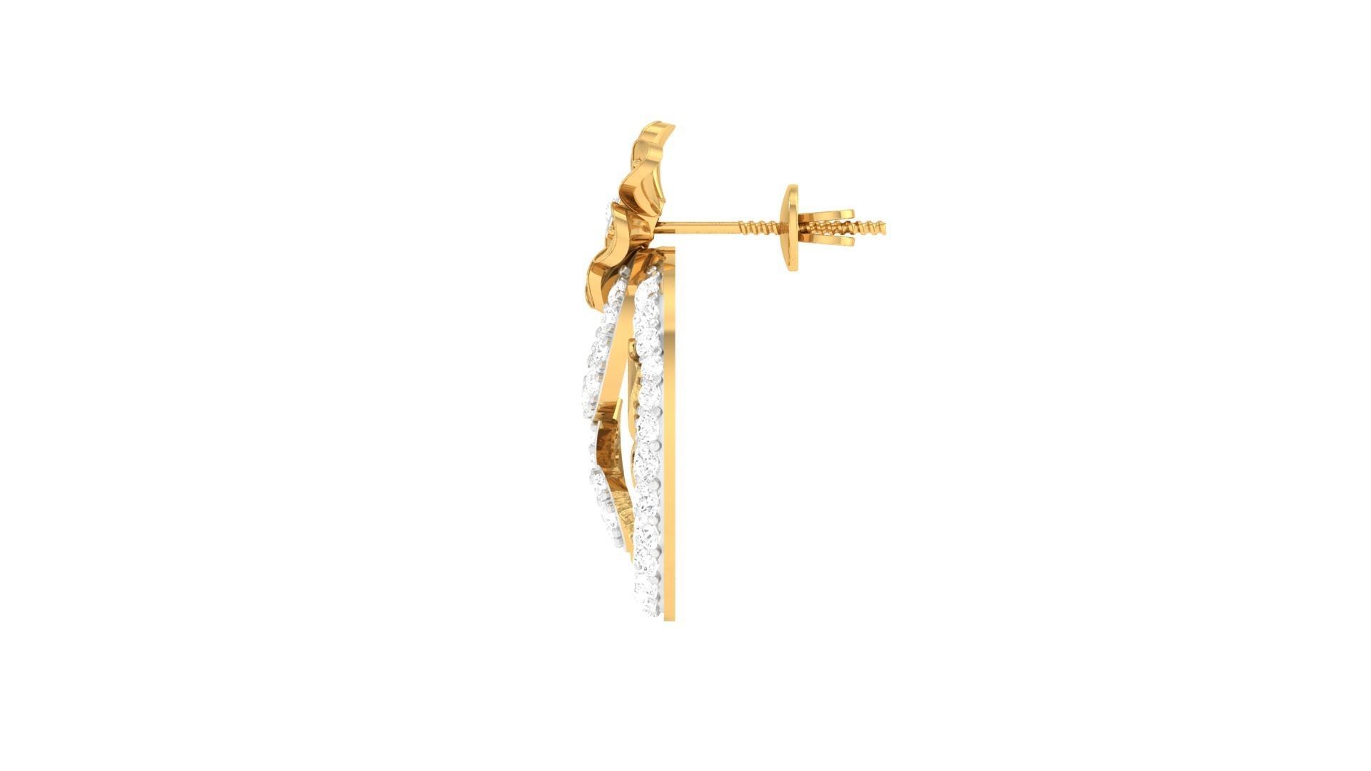 Studs Earrings - 10 3D print model_3