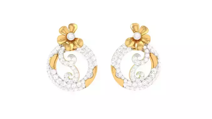 Studs Earrings - 10 3D print model