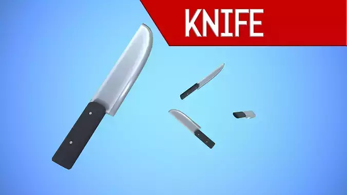 KNIFE KITCHEN CARTOON STYLIZED