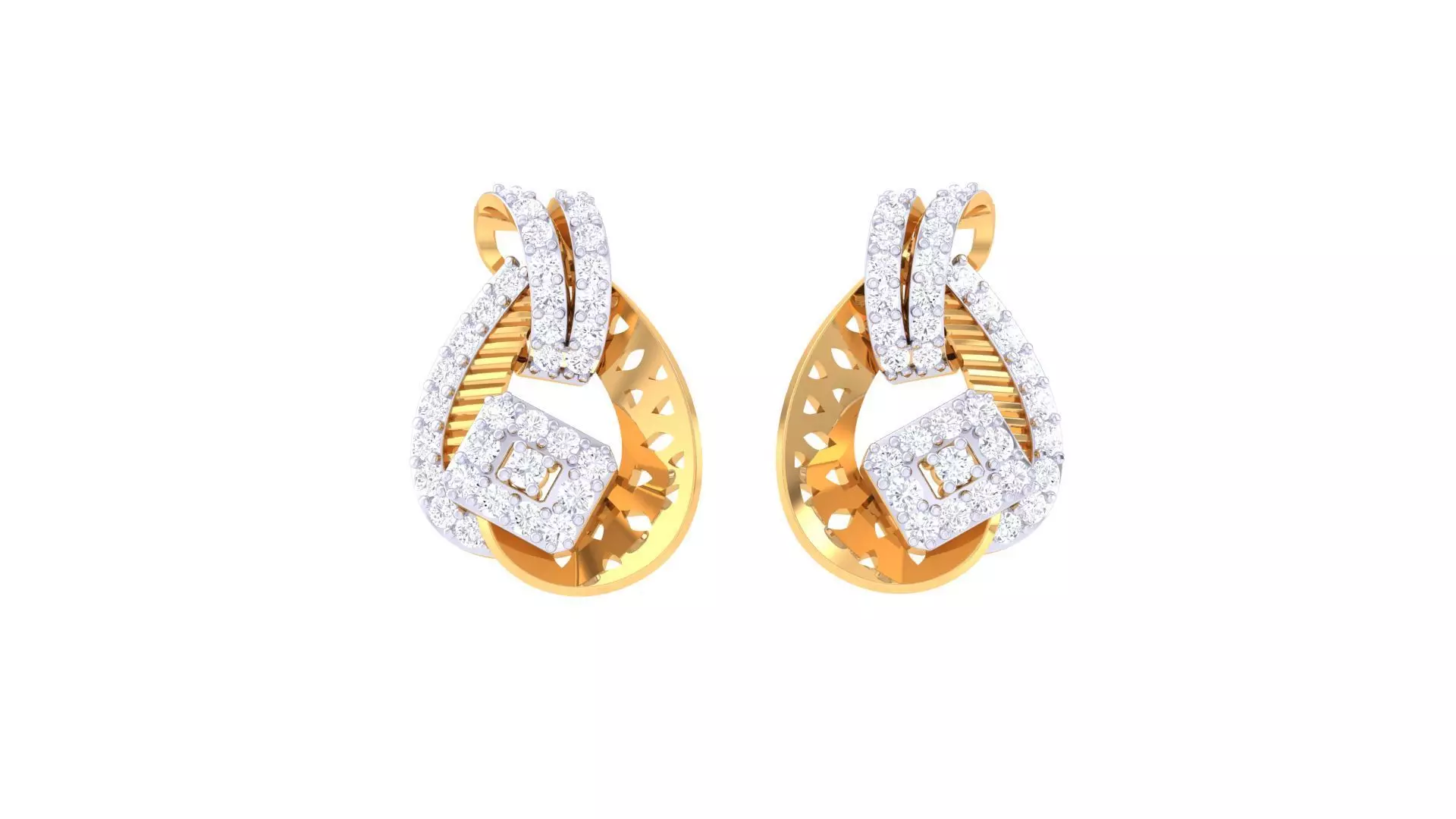 Studs Earrings - 65 3D print model_0