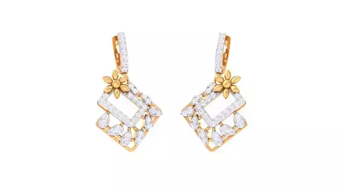 Hoops - Huggies Earrings - 101 3D print model